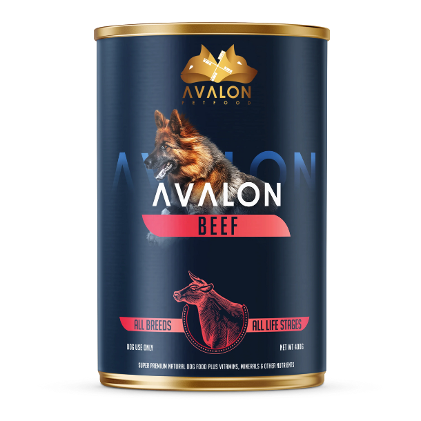 Avalon Beef - Dog Food Wet (12 x 410g)