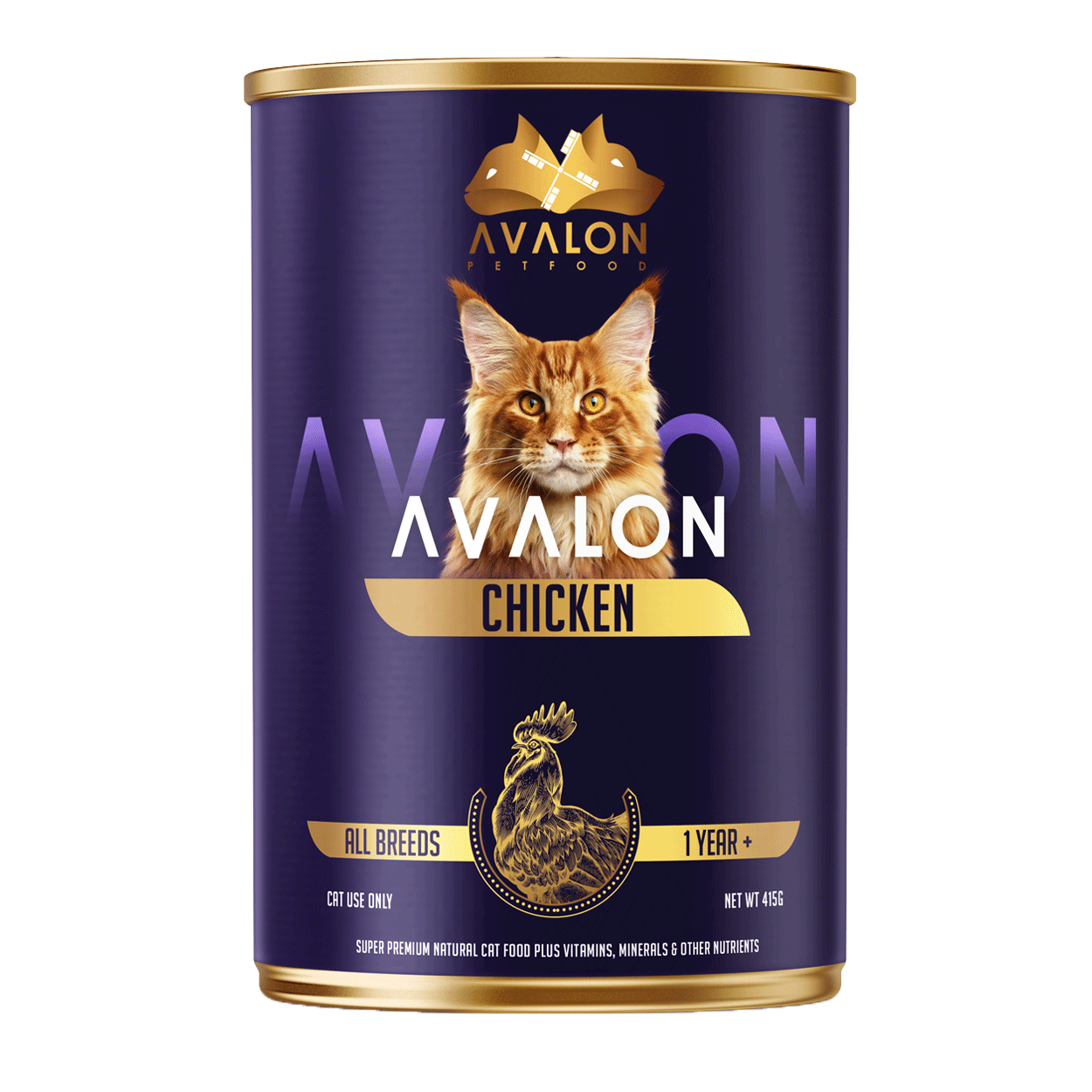 Avalon Kip - Kattenvoer Nat (12x 410g)