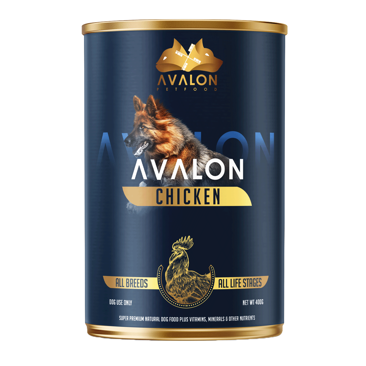 Avalon Kip - Hondenvoer Nat (12 x 410g)