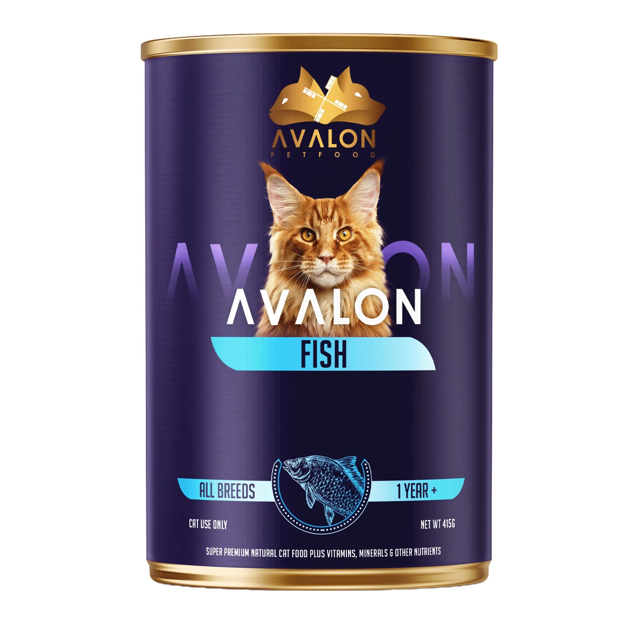Avalon Fish - Wet Cat Food (12x 410g)