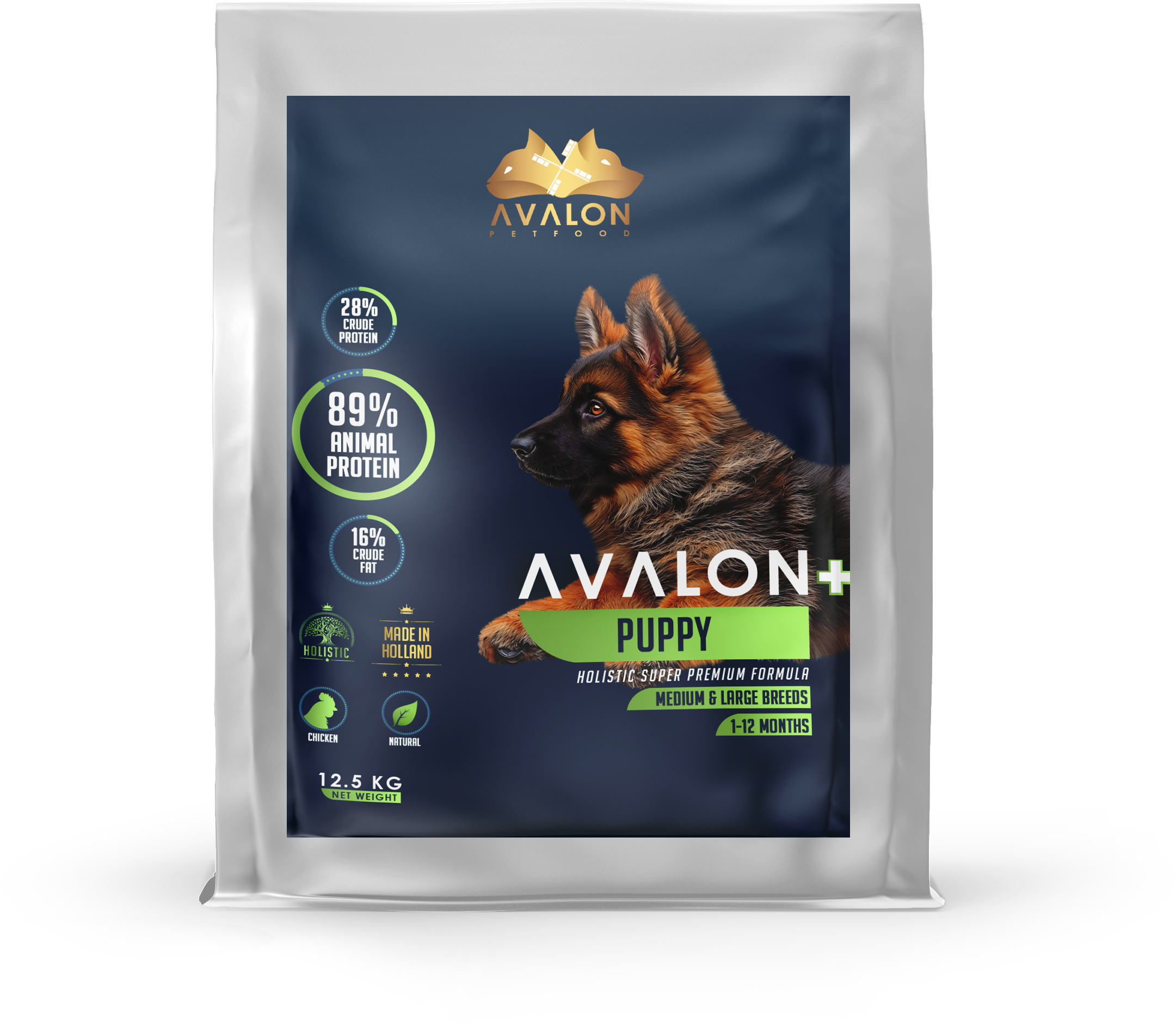 Avalon Puppy - Hondenvoer Droog - 1-12 maanden - 12,5KG